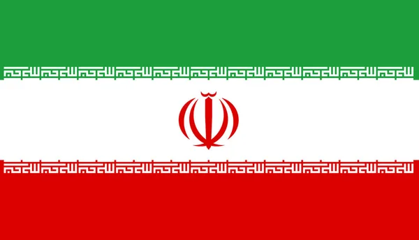 Флаг Ирана Крупным Планом — стоковое фото