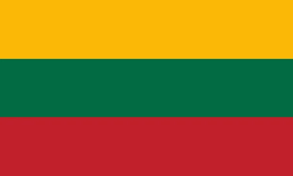 Flag Lithuania Close — Stock Photo, Image