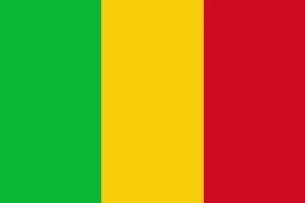 Flag Mali Close — Stock Photo, Image