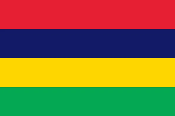 Közelkép Mauritius Zászlaja — Stock Fotó