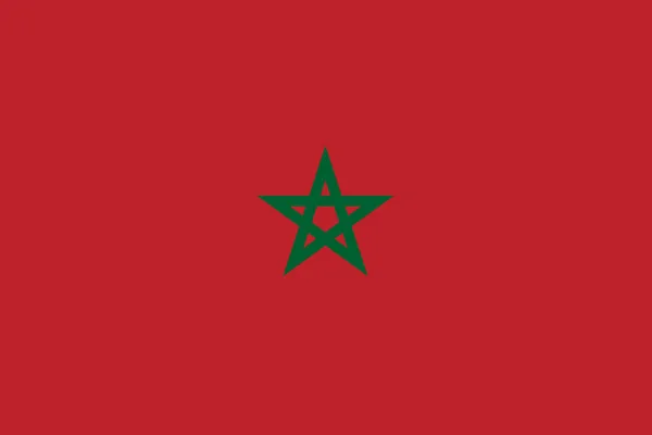 Drapeau Maroc Gros Plan — Photo