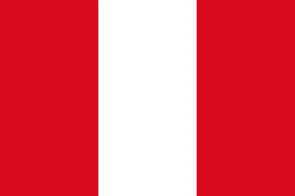 Flagga Peru Närbild — Stockfoto