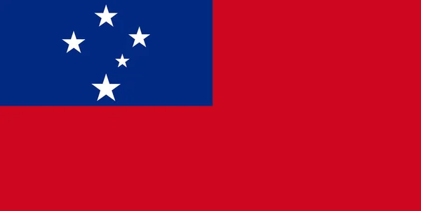 Bandeira Samoa Close — Fotografia de Stock