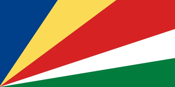 Flag Seychelles Close — Stock Photo, Image