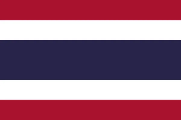 Flagge Von Thailand Aus Nächster Nähe — Stockfoto