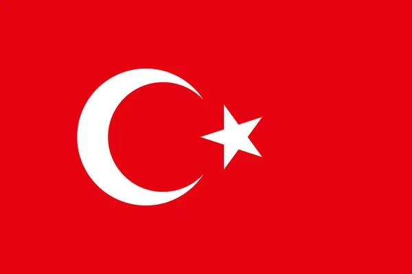 Bandeira Turquia Close — Fotografia de Stock