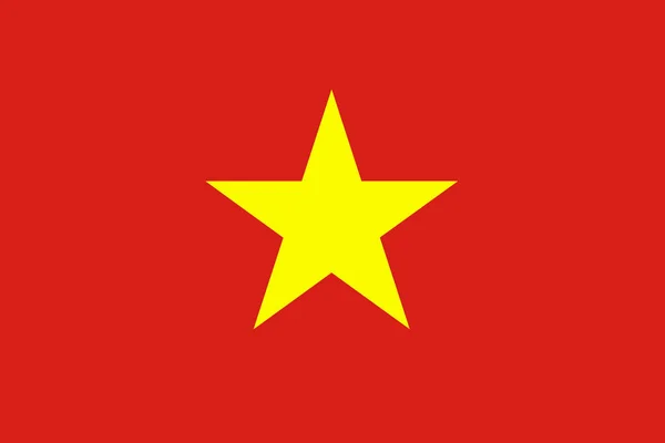 Drapeau Vietnam Close — Photo