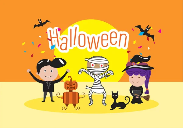 Conceptul Sărbătoare Halloween Design Ilustrații Vectoriale — Vector de stoc