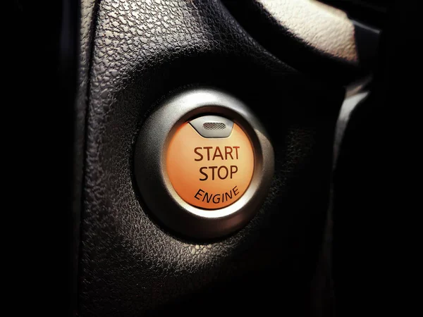Engine start button.