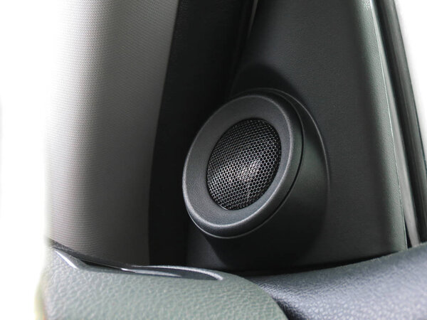 High-frequency speaker installed in a car door panel,Automotive part concept