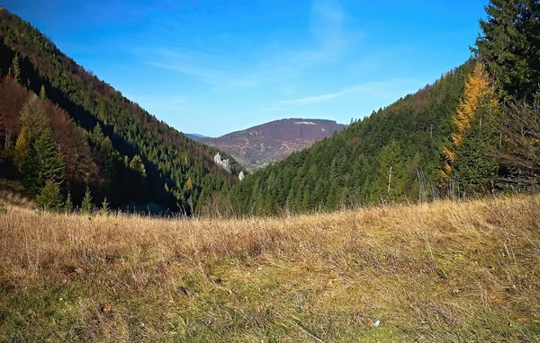Vrchpodziar Terchova Köyü'nde Janosik delik çevresi.