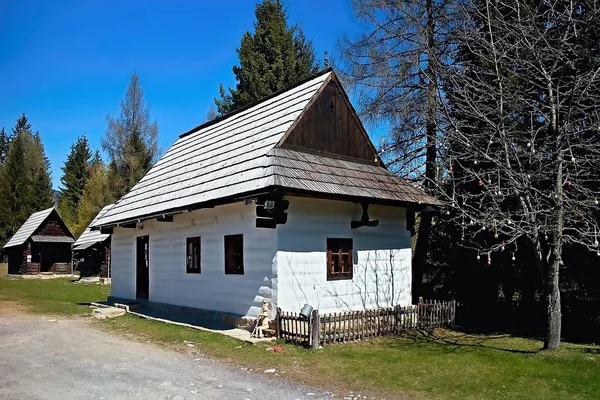 Museo de Liptov pueblo en Pribylina, el museo más joven de la naturaleza en Eslovaquia —  Fotos de Stock