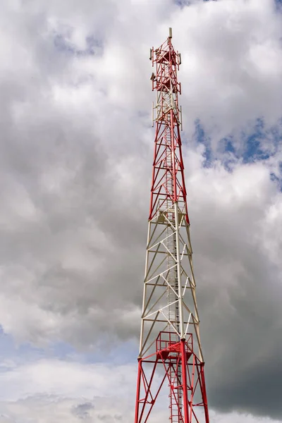 Communication antenna tower for cellular communications.