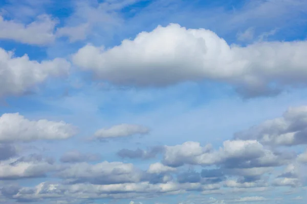 Blue Sky White Cloudscape Day Time — Stock Photo, Image
