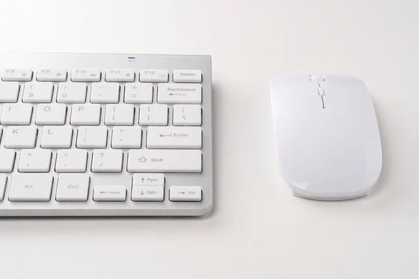 View Keyboard Mouse Modern Computer — Stock Photo, Image