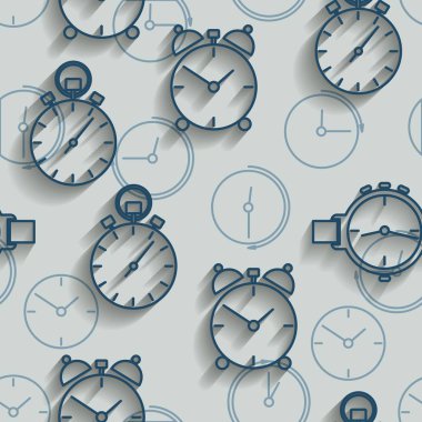 Dikişsiz desen resimleri saatlik oluşur.