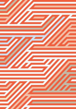 Soyut tarzda şık geometrik vintage etiket. Soyut geometrik çerçeve, vektör çizim. Art Deco.