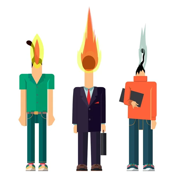 Un equipo de personas con ideas afines . — Vector de stock