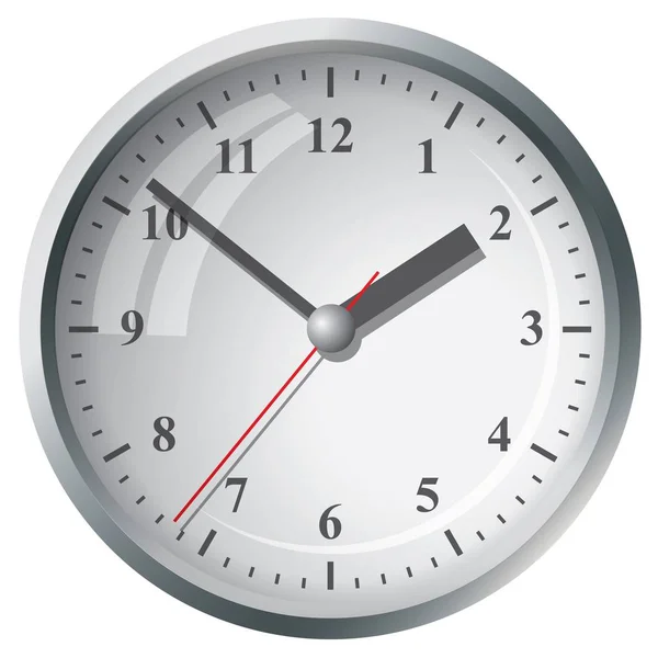 Ikona hodin. Světový pojem o čase. Vektorové ilustrace. — Stockový vektor
