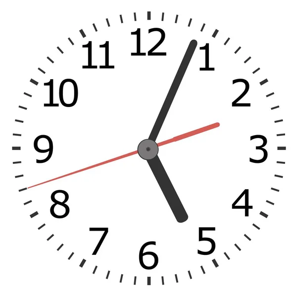 Icono del reloj. Concepto de hora mundial. Ilustración vectorial . — Vector de stock