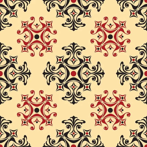 Vintage, seamless wallpaper. Decorative pattern. Vector illustration — Stock Vector