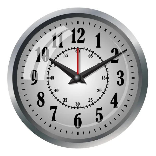 Icona dell'orologio. Mondo concetto di tempo. Contesto commerciale. Marketing su Internet . — Vettoriale Stock