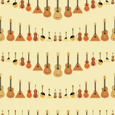 Müzik aletleri. Telli ve telli müzik aletleri.