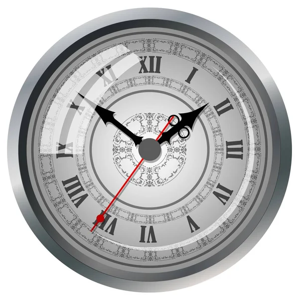 Icono del reloj. Concepto de hora mundial. Contexto empresarial. — Vector de stock