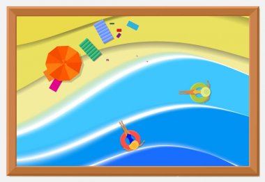 Çerçeve resim için. Ahşap baget.