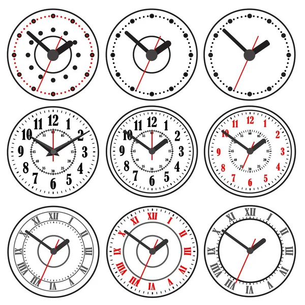 Clock icon. World time concept. Business background. Internet marketing. — Stock Vector