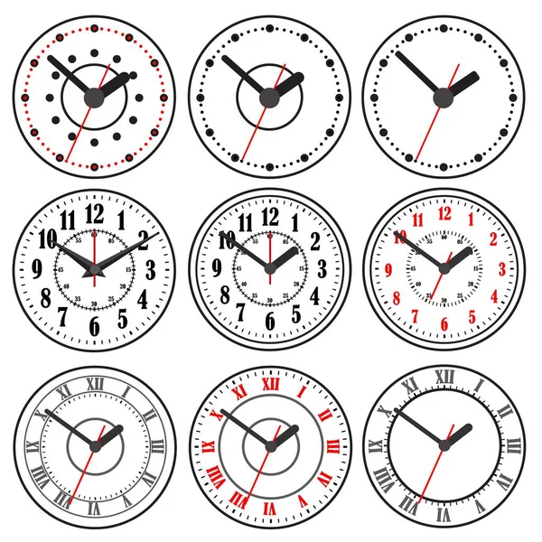 Icono del reloj. Concepto de hora mundial. Antecedentes. Comercialización online . — Vector de stock