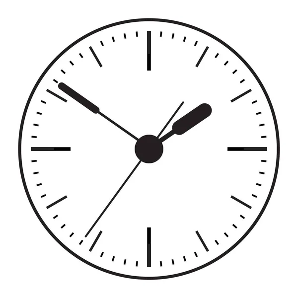 Icono del reloj. Concepto de hora mundial. Contexto empresarial. — Archivo Imágenes Vectoriales
