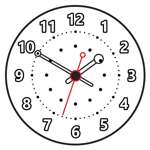 Icono del reloj. Concepto de hora mundial. Contexto empresarial — Vector de stock