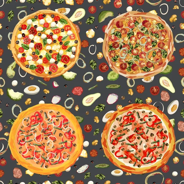 Lezzetli sağlıklı yemekler. Gerçek sıcak pizza. Sorun -suz