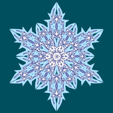 Kar tanesi kış mahsulü. Soğuk kışın sembolü