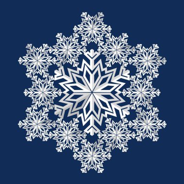 Kar tanesi kış mahsulü. Soğuk kışın sembolü