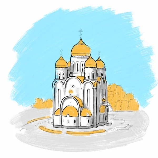 Красноярская Церковь Павлова — стоковое фото