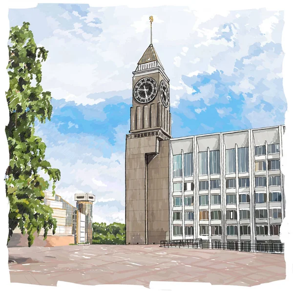 Krasnoyarsk büyük Ben. Krasnoyarsk büyük Ben. Krasnoyarsk gezi. Sibirya cazibe. Opera ve bale Tiyatrosu