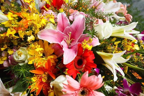 Lokale Szene Des Blumenschmucks — Stockfoto