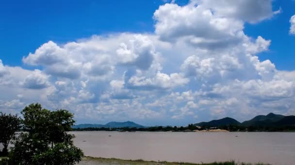 Time Lapse Nublado Com Nuvens Movimento Rápido — Vídeo de Stock