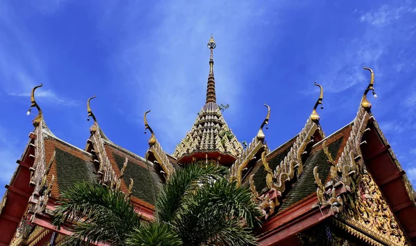 Top Pagoda in Thailand, Sky backdrop.