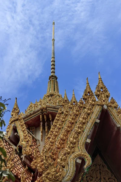 Pagod Med Templet Taket Thailand — Stockfoto
