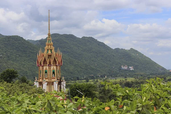 Pagode Avec Toit Temple Thaïlande — Photo