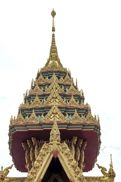 Παγόδα Την Οροφή Του Ναού Στην Ταϊλάνδη — Φωτογραφία Αρχείου