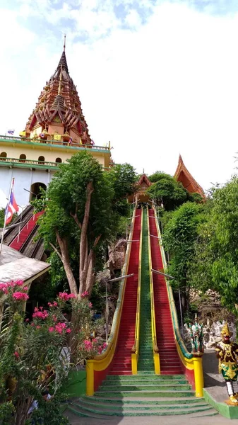Tempel Tigern Sevärdheter Kanchanaburi Thailand — Stockfoto