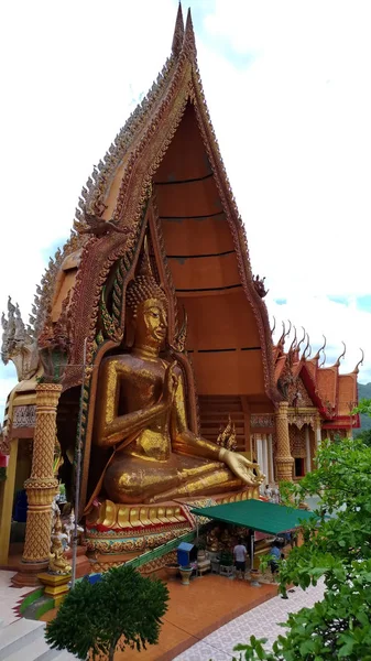 Templo Del Tigre Atracciones Kanchanaburi Tailandia — Foto de Stock