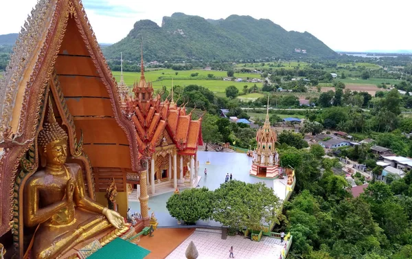 Tempel Des Tigers Sehenswürdigkeiten Kanchanaburi Thailand — Stockfoto