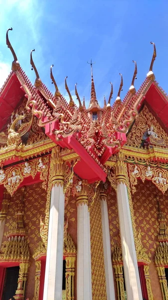 Tempel Tigern Sevärdheter Kanchanaburi Thailand — Stockfoto