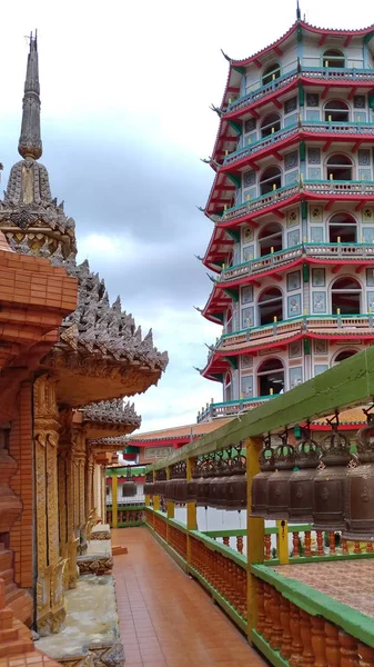 Templo Del Tigre Atracciones Kanchanaburi Tailandia — Foto de Stock