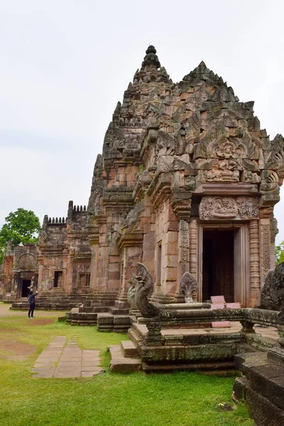 Castillo Khao Phanom Rung Lugar Más Antiguo Historia Buriram Tailandia —  Fotos de Stock